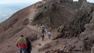 Pompeii and Mt. Vesuvius day trip by boat from Positano